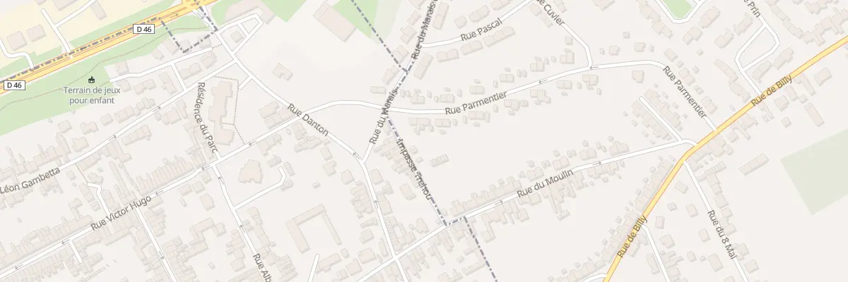 Plan du 4 Rue Parmentier à Montigny-en-Gohelle