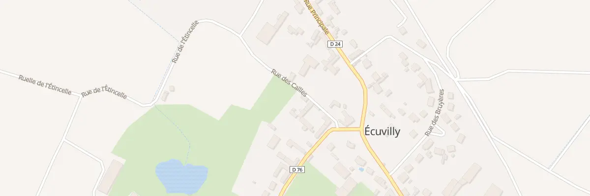 Plan du 5 Rue des Cailles à Écuvilly