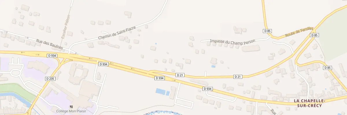 Plan du 64 Rue Nationale à Crécy-la-Chapelle