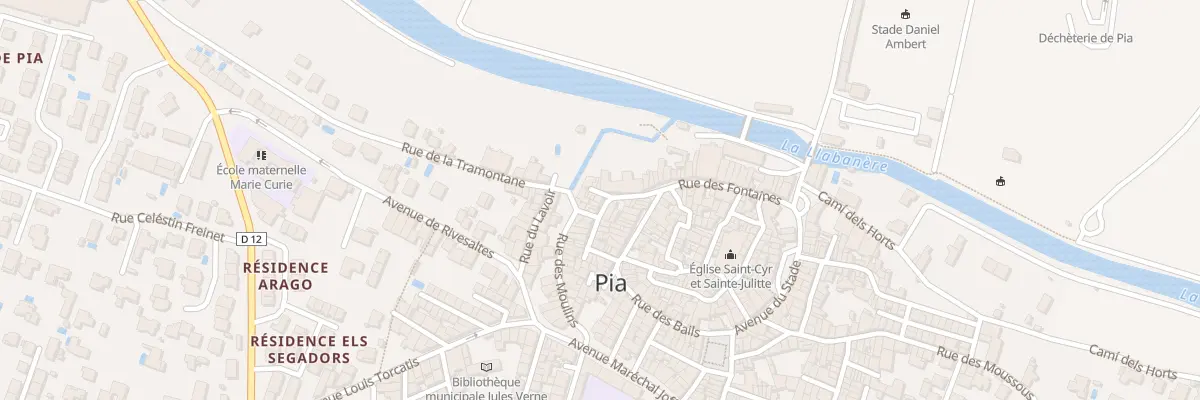 Plan du 22 Rue Beausejour à Pia