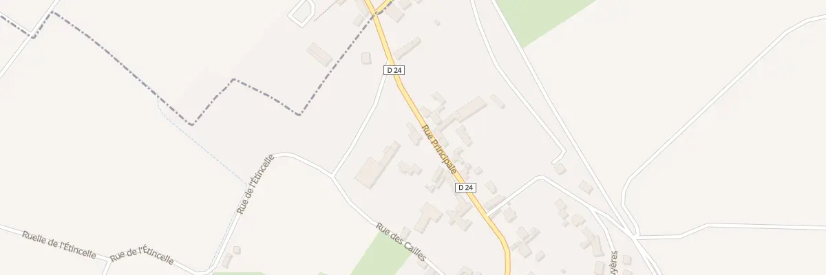 Plan du 23 Rue Principale à Écuvilly