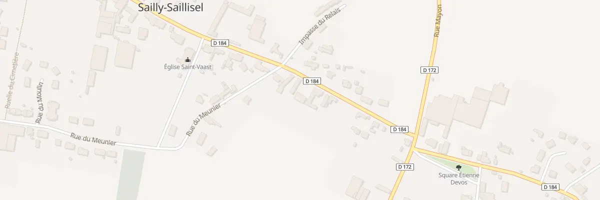 Plan du 46B Rue du Commandant Thierry à Sailly-Saillisel