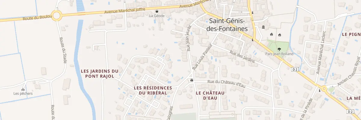 Plan du 32 Rue Jean Jaures à Saint-Génis-des-Fontaines
