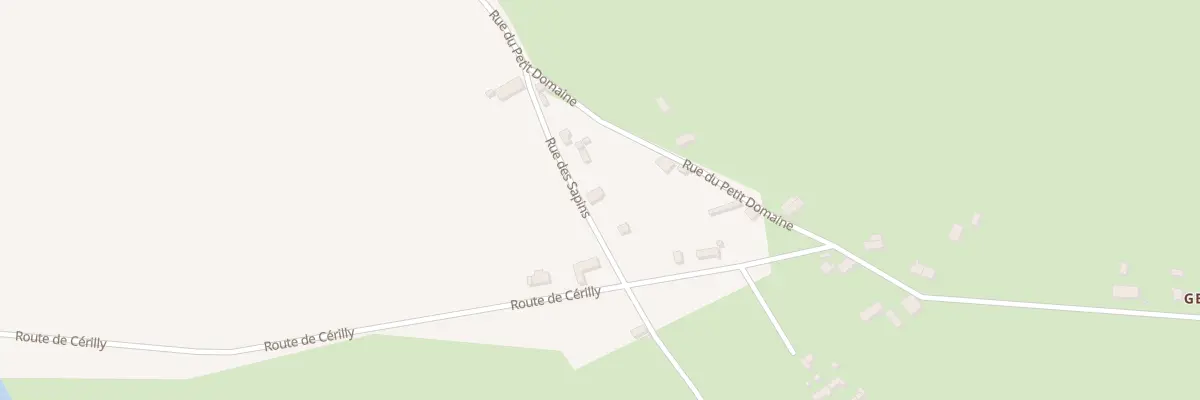 Plan du 1 Rue des Sapins à Saint-Plaisir