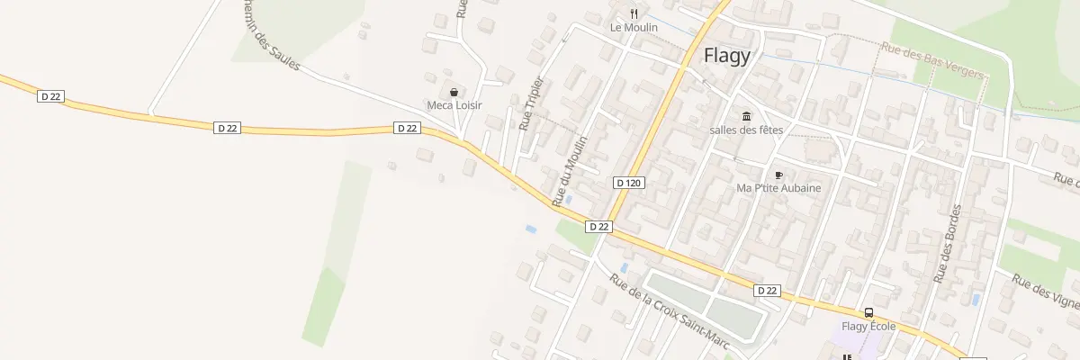 Plan du 12 Rue du Moulin à Flagy