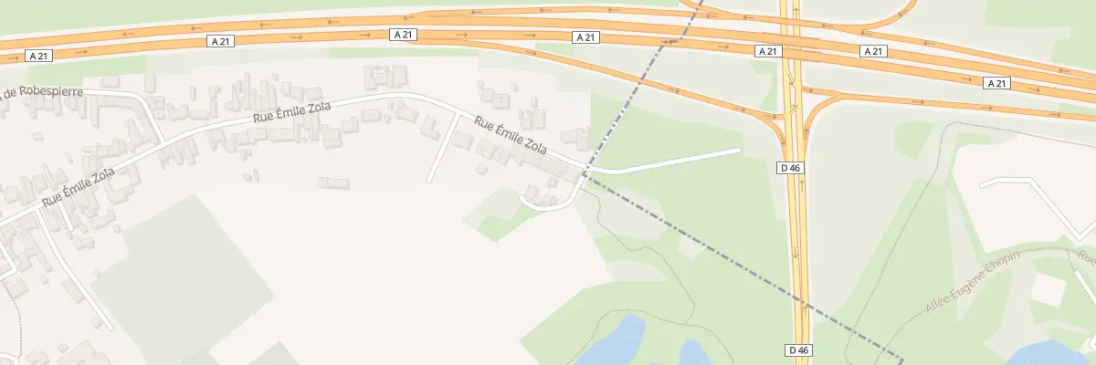 Plan du 118 Rue Emile Zola à Fouquières-lès-Lens