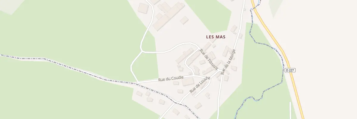 Plan du 3 Rue de la Sagnette - Les Mas à Vitrac