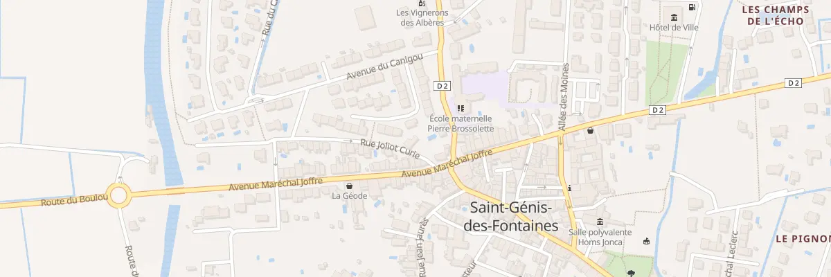 Plan du 396 Village à Saint-Génis-des-Fontaines