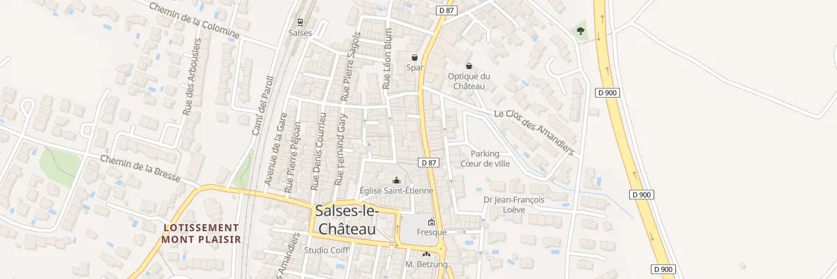 Plan du 27 Av Xavier Llobères à Salses-le-Château