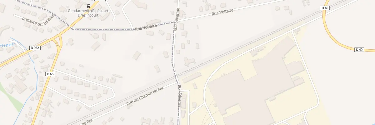 Plan du 359 Rue Séverine à Ribécourt-Dreslincourt