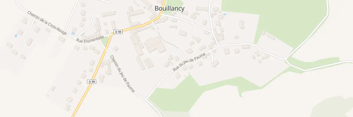Plan du 10 Rue du Jeu de Paume à Bouillancy