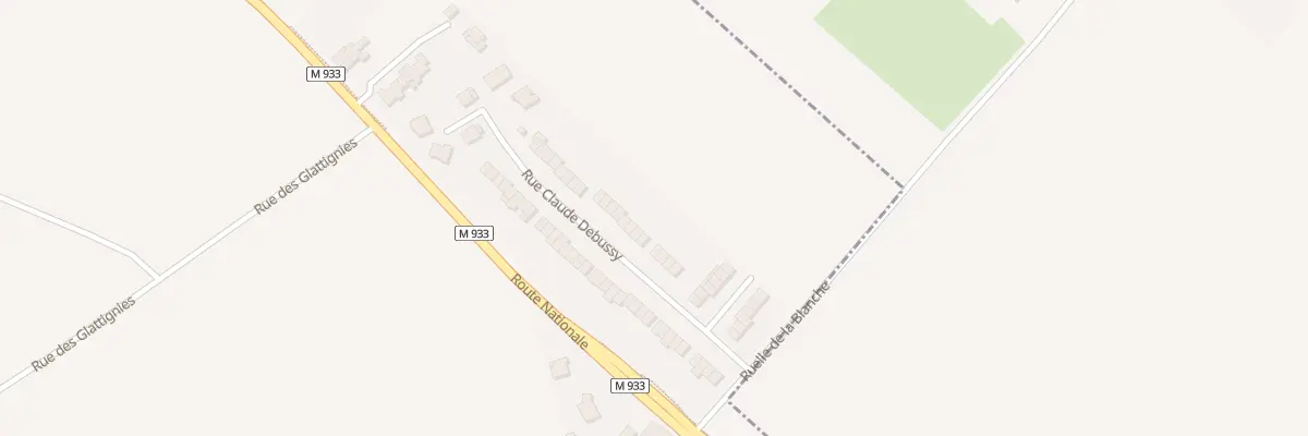Plan du 12 Rue Claude Debussy à La Chapelle-d’Armentières