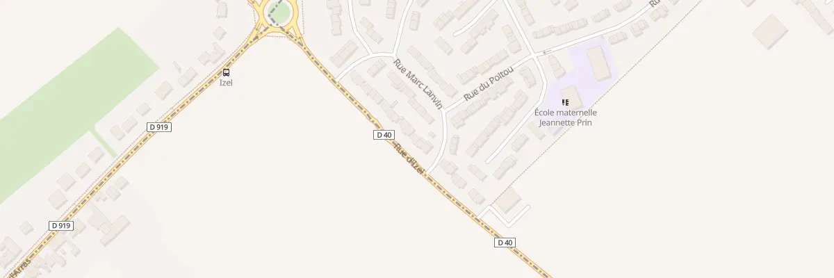 Plan du 22 Rue d’Izel à Drocourt