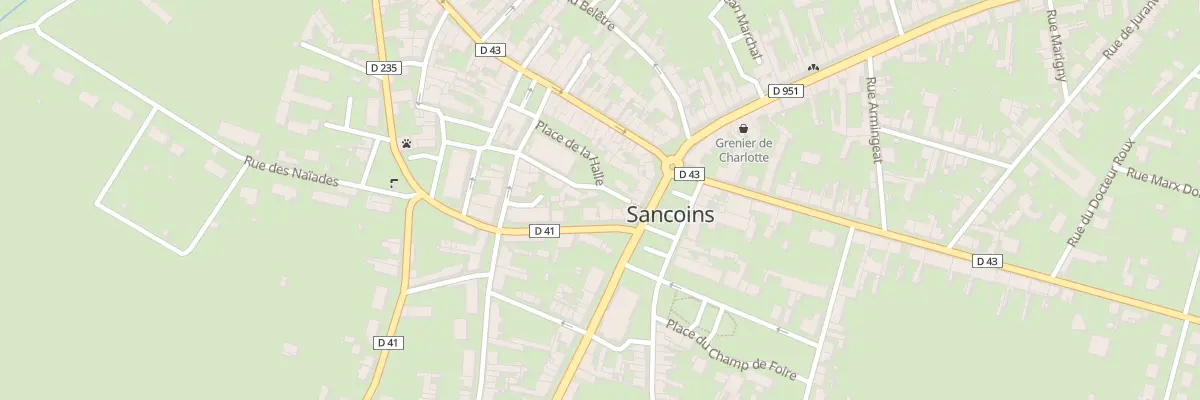 Plan du 4 Rue de l’Hotel de Ville à Sancoins