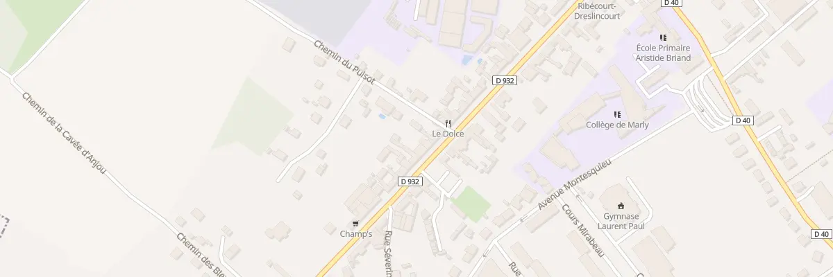 Plan du 368 Rue de Paris à Ribécourt-Dreslincourt