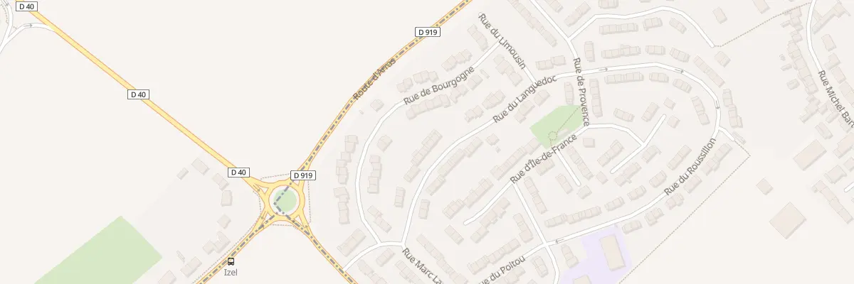 Plan du 13 Rue du Languedoc à Drocourt