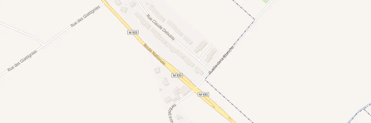 Plan du 15 Rue Claude Debussy à La Chapelle-d’Armentières