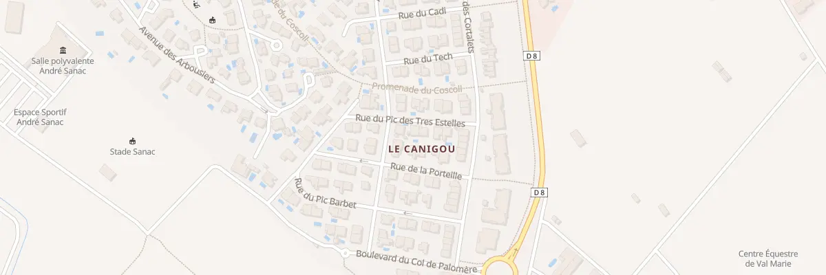 Plan du 7 Rue du Pic des Tres Estelles à Villeneuve-de-la-Raho