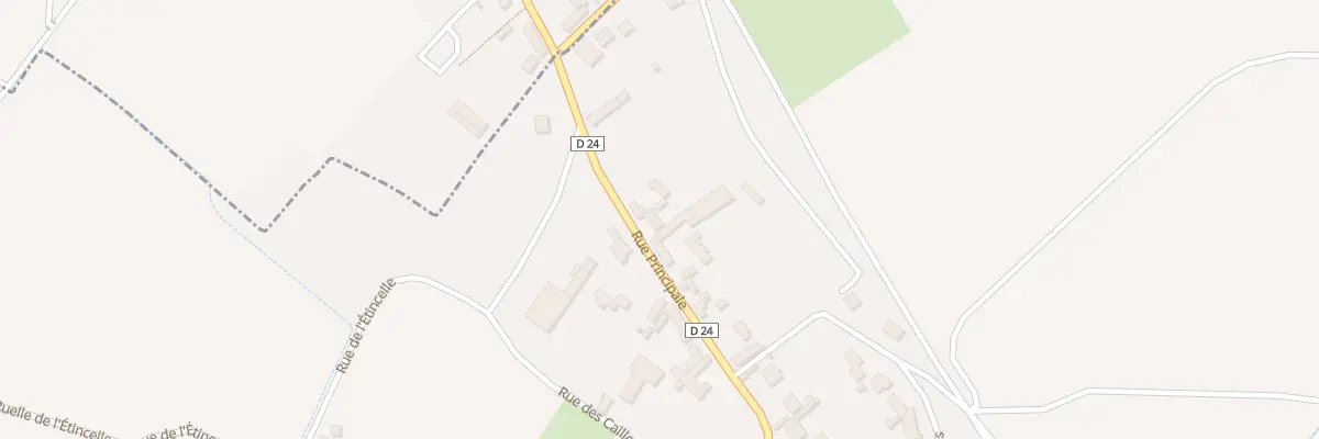 Plan du 28 Rue Principale à Écuvilly