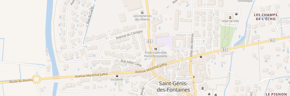 Plan du 11 Rue Jj Roux à Saint-Génis-des-Fontaines