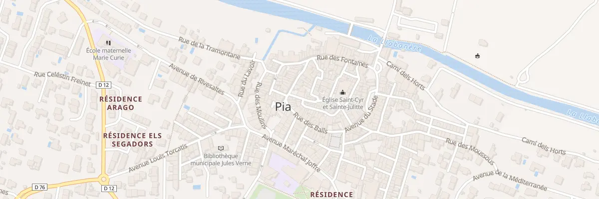 Plan du 5 Pl Etienne Bonet à Pia