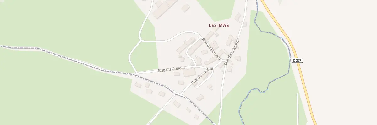 Plan du 1 Rue de la Sagnette - Les Mas à Vitrac