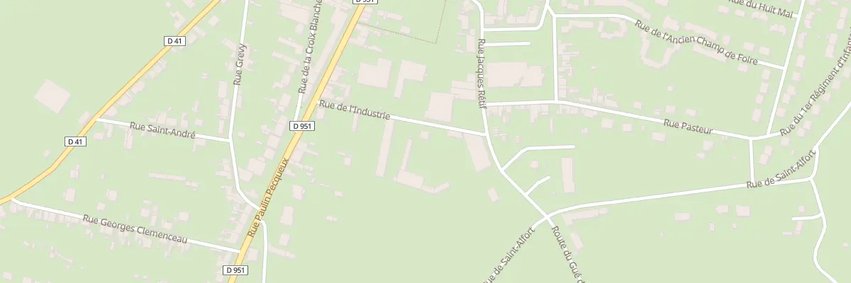 Plan du 8 Rue de l’Industrie à Sancoins