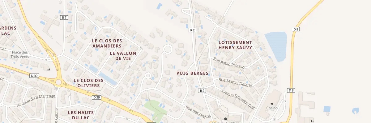 Plan du 15 Rue des Vignes à Villeneuve-de-la-Raho