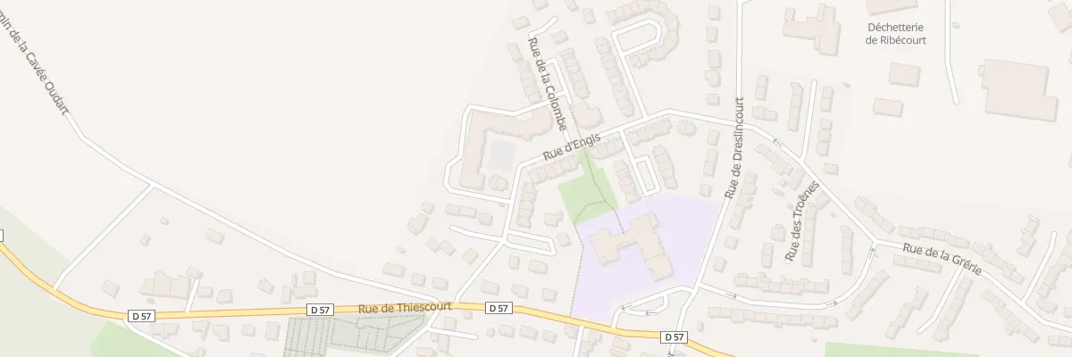 Plan du 189 Rue d’Engis à Ribécourt-Dreslincourt