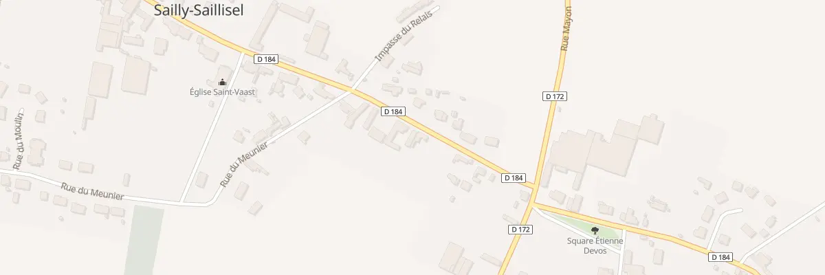 Plan du 50 Rue du Commandant Thierry à Sailly-Saillisel