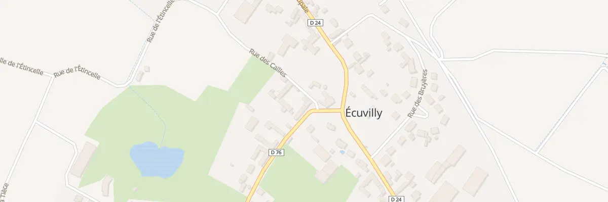 Plan du 2 Rue de l’Eglise à Écuvilly