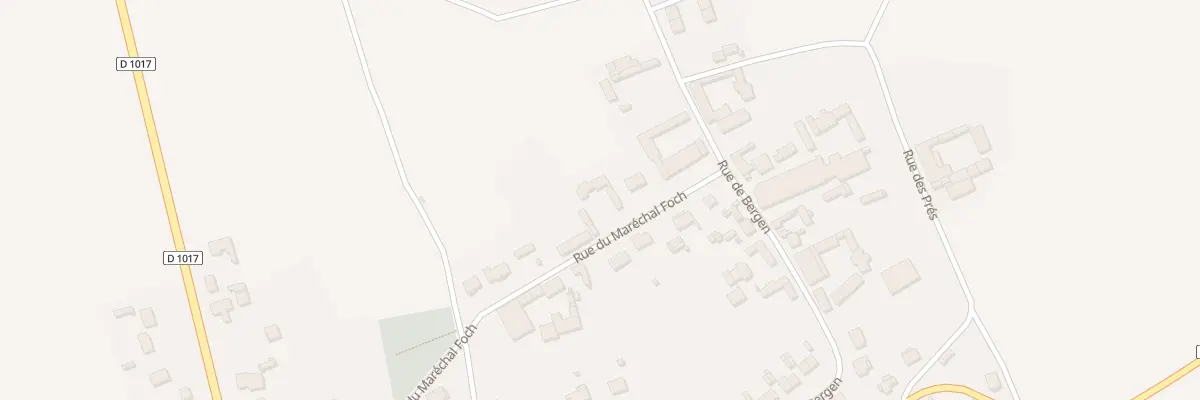 Plan du 15 Rue du Maréchal Foch à Bouchavesnes-Bergen