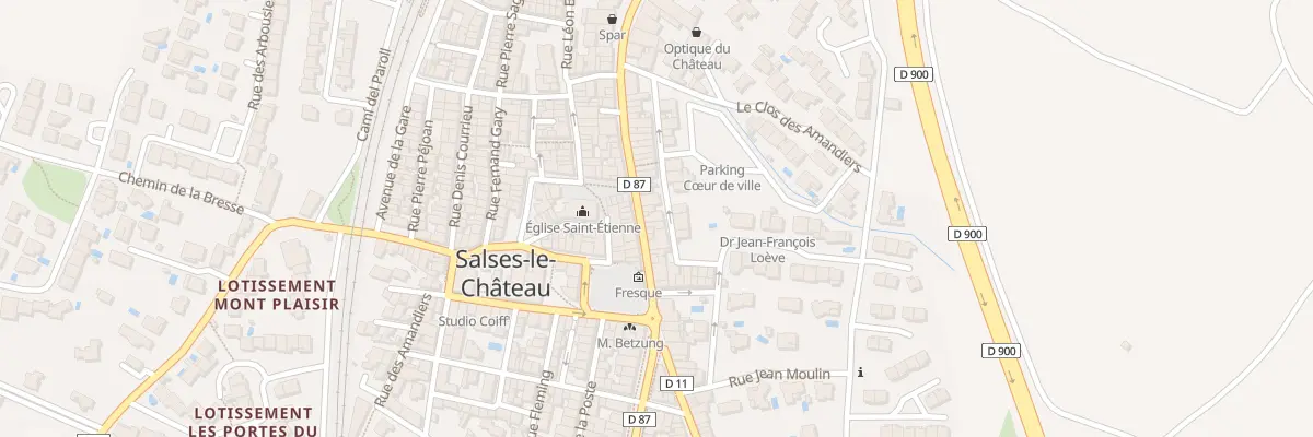 Plan du 24 Av Xavier Llobères à Salses-le-Château