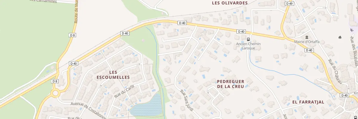 Plan du 6 Rue Sant Jordi à Ortaffa
