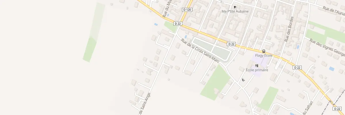 Plan du 4 Rte de Saint Ange à Flagy