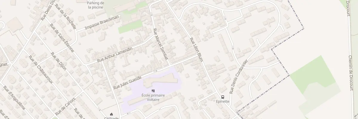 Plan du 4 Rue Jules Guesde à Billy-Montigny