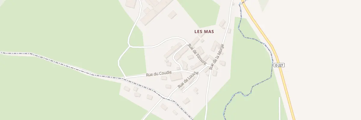 Plan du 4 Rue de la Sagnette - Les Mas à Vitrac