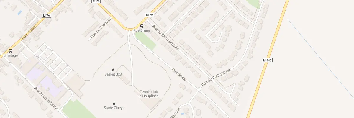 Plan du 23 Rue de l’ Aéropostale à Houplines