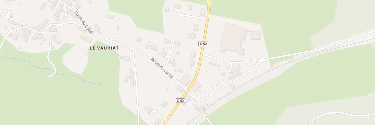Plan du 17 Rte de Pulverieres Le Vauriat à Saint-Ours