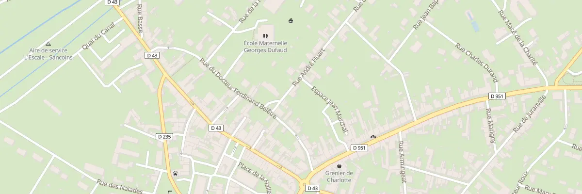 Plan du 2 Rue Andre Huart à Sancoins