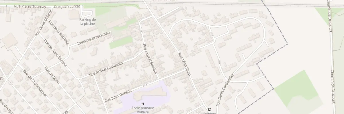 Plan du 36 Rue Leon Blum à Billy-Montigny