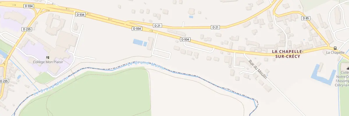 Plan du 35 Rue Nationale à Crécy-la-Chapelle