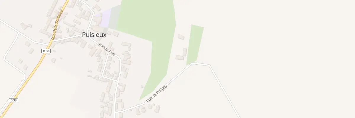 Plan du 10 Rue de Poligny à Puisieux