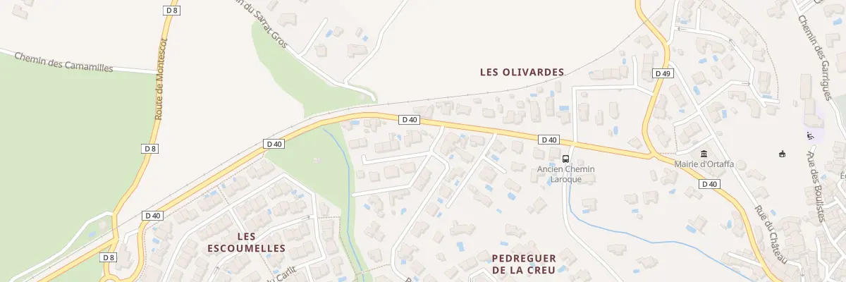 Plan du 2 Rue de la Massane à Ortaffa