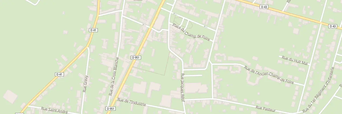 Plan du 16 Rue Jacques Rétif à Sancoins