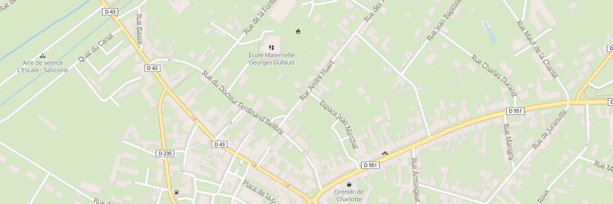 Plan du 4 Rue Andre Huart à Sancoins