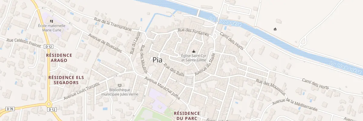 Plan du 14 Rue de la Procession à Pia
