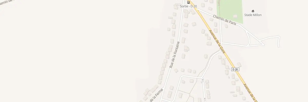 Plan du 20 Rue de la Fontaine à Dammartin-sur-Tigeaux