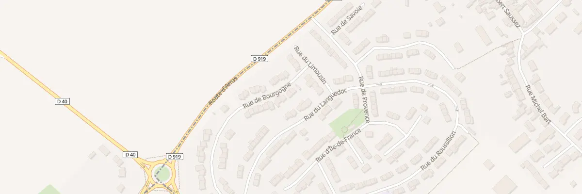 Plan du 38 Rue de Bourgogne à Drocourt