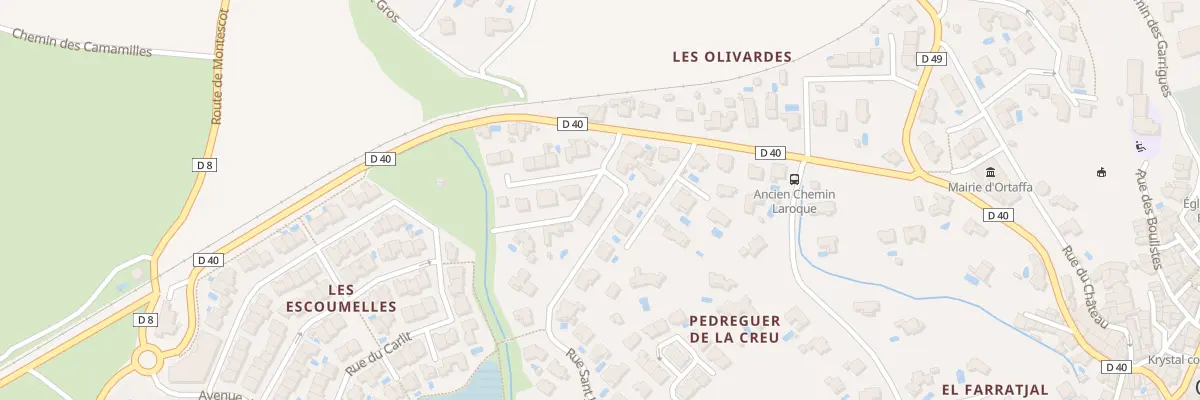 Plan du 2 Rue Sant Jordi à Ortaffa